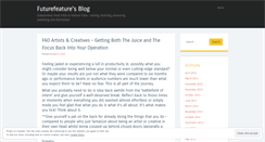 Desktop Screenshot of futurefeature.wordpress.com