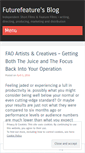 Mobile Screenshot of futurefeature.wordpress.com