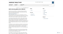 Desktop Screenshot of androidtablettouch.wordpress.com