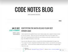 Tablet Screenshot of mycodenotes.wordpress.com