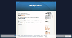Desktop Screenshot of mauricebellebass.wordpress.com