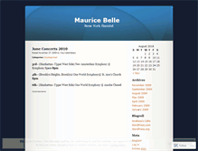 Tablet Screenshot of mauricebellebass.wordpress.com