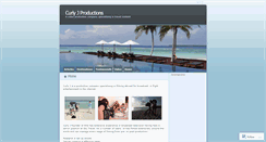 Desktop Screenshot of curlyjproductions.wordpress.com