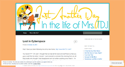 Desktop Screenshot of mrstdj.wordpress.com