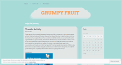 Desktop Screenshot of grumpyfruit.wordpress.com