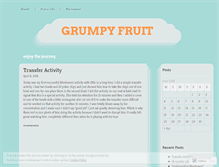 Tablet Screenshot of grumpyfruit.wordpress.com