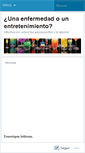 Mobile Screenshot of alcoholismoadolescente.wordpress.com