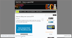 Desktop Screenshot of dott104.wordpress.com