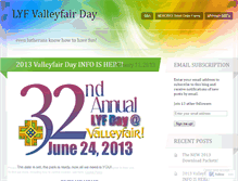 Tablet Screenshot of lyfvalleyfairday.wordpress.com