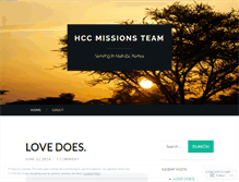 Tablet Screenshot of hccmissionsteam.wordpress.com