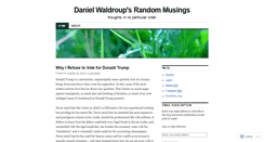 Desktop Screenshot of danielwaldroup.wordpress.com