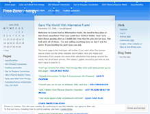 Tablet Screenshot of freezeroenergy.wordpress.com