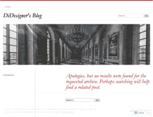Tablet Screenshot of didesigner.wordpress.com