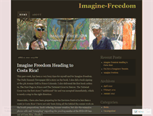 Tablet Screenshot of imaginefreedom1.wordpress.com