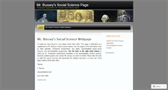 Desktop Screenshot of cbussey.wordpress.com