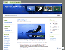 Tablet Screenshot of agusryansyah.wordpress.com