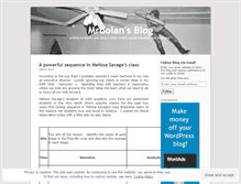 Tablet Screenshot of mrdolan.wordpress.com