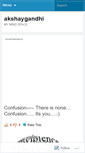 Mobile Screenshot of akshaygandhi.wordpress.com