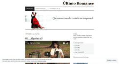 Desktop Screenshot of oultimoromance.wordpress.com