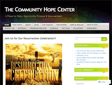 Tablet Screenshot of communityhope.wordpress.com