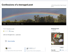 Tablet Screenshot of confessionsofateenagedpoet.wordpress.com