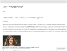 Tablet Screenshot of howtogetgreatseniorpicturesdenver.wordpress.com