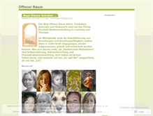 Tablet Screenshot of offenerraumblog.wordpress.com