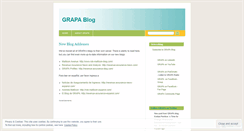 Desktop Screenshot of grapablog.wordpress.com