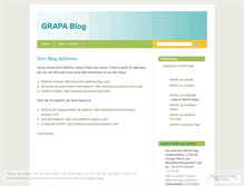 Tablet Screenshot of grapablog.wordpress.com