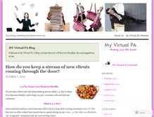 Tablet Screenshot of myvirtualpa.wordpress.com