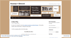 Desktop Screenshot of koomandimond.wordpress.com