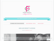 Tablet Screenshot of floralcoutureatlanta.wordpress.com