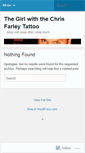 Mobile Screenshot of chrisfarleytattoo.wordpress.com