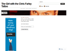 Tablet Screenshot of chrisfarleytattoo.wordpress.com