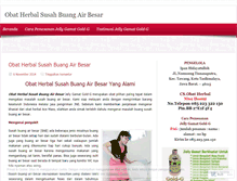 Tablet Screenshot of obatherbalsusahbuangairbesar.wordpress.com