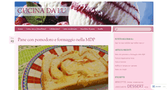 Desktop Screenshot of cucinadalu.wordpress.com