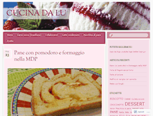 Tablet Screenshot of cucinadalu.wordpress.com