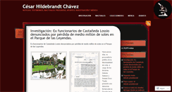Desktop Screenshot of cesarhildebrandtchavez.wordpress.com