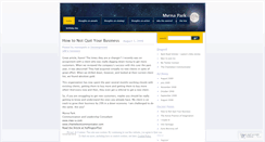 Desktop Screenshot of myrnapark.wordpress.com
