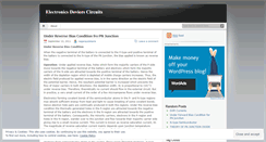 Desktop Screenshot of electronicdevicescircuits.wordpress.com