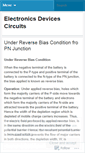 Mobile Screenshot of electronicdevicescircuits.wordpress.com