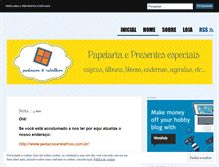 Tablet Screenshot of pedacoseretalhosstudio.wordpress.com