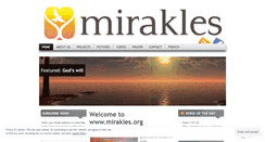 Desktop Screenshot of miraklesofgod.wordpress.com