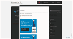 Desktop Screenshot of blogger17.wordpress.com