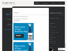 Tablet Screenshot of blogger17.wordpress.com