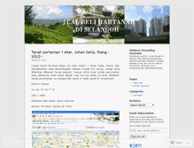 Tablet Screenshot of hartanahselangor.wordpress.com