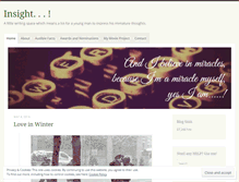 Tablet Screenshot of myindividualinsights.wordpress.com