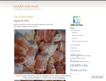 Tablet Screenshot of learnwithnoah.wordpress.com