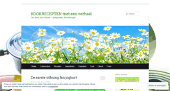 Desktop Screenshot of kookrecepten.wordpress.com