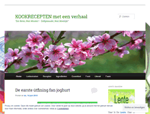 Tablet Screenshot of kookrecepten.wordpress.com